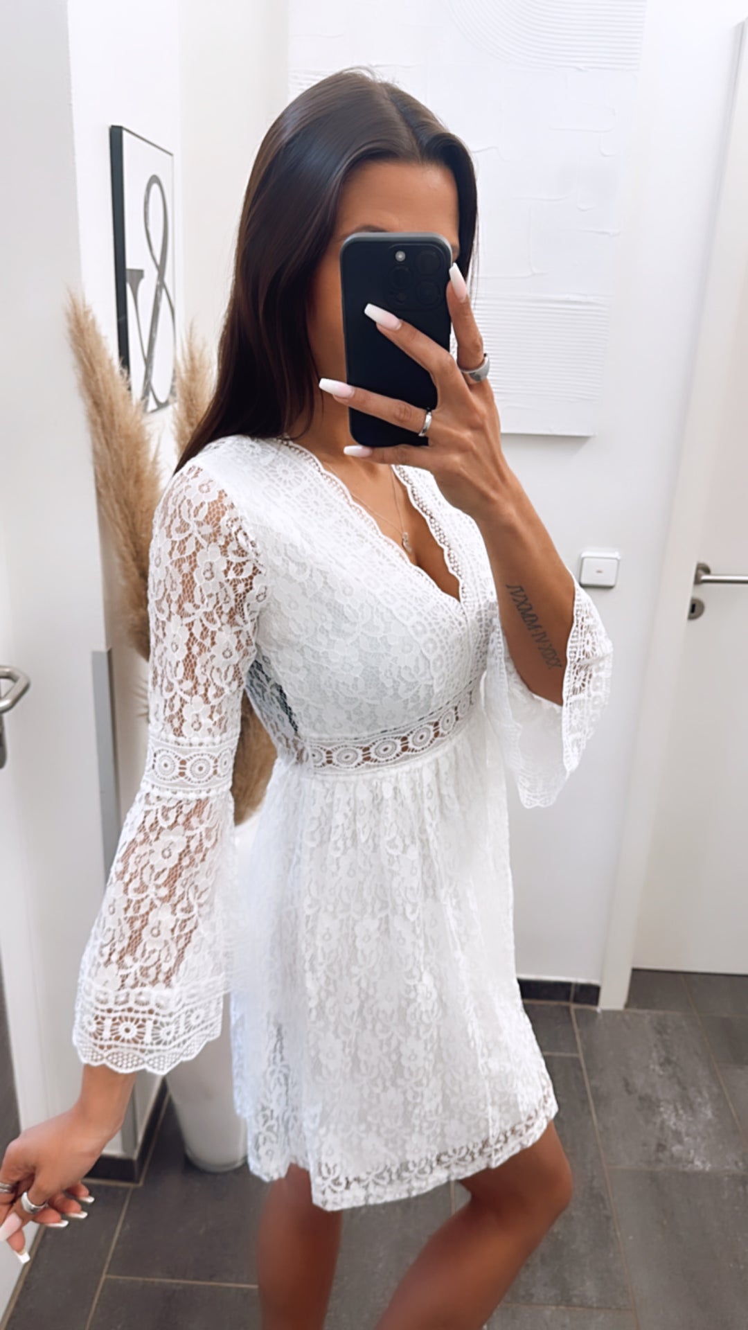 Boho - Style Kleid / weiss Art. 5835