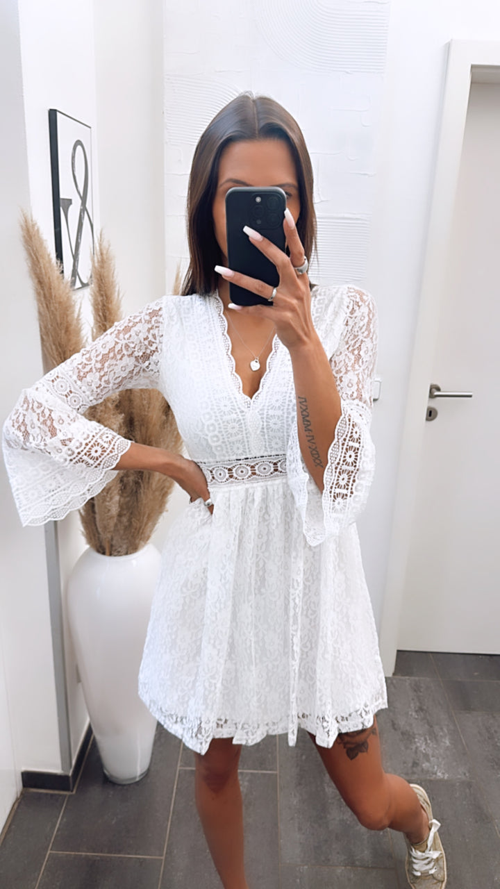Boho - Style Kleid / weiss Art. 5835