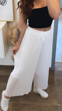 Hose Plissee / weiss Art. 0931