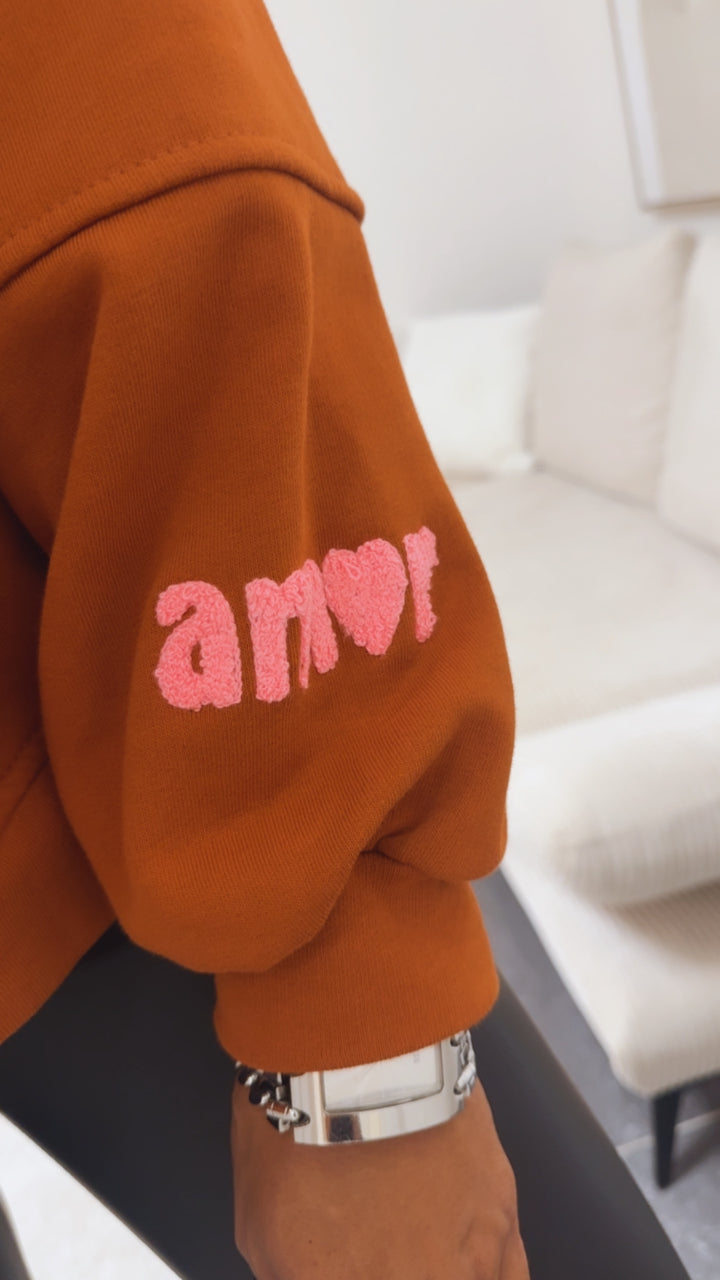 Sweater " much Amour  " / rost Art. 12549