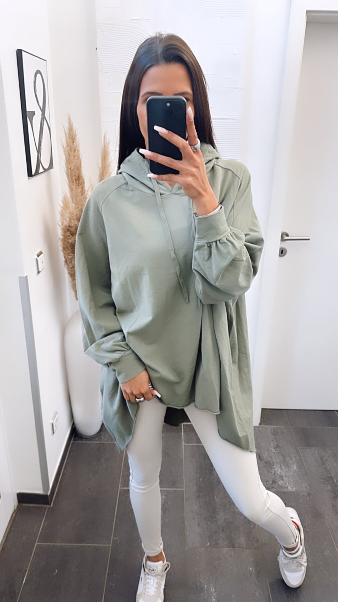 Vokuhila Hoodie / khaki Art. 5911