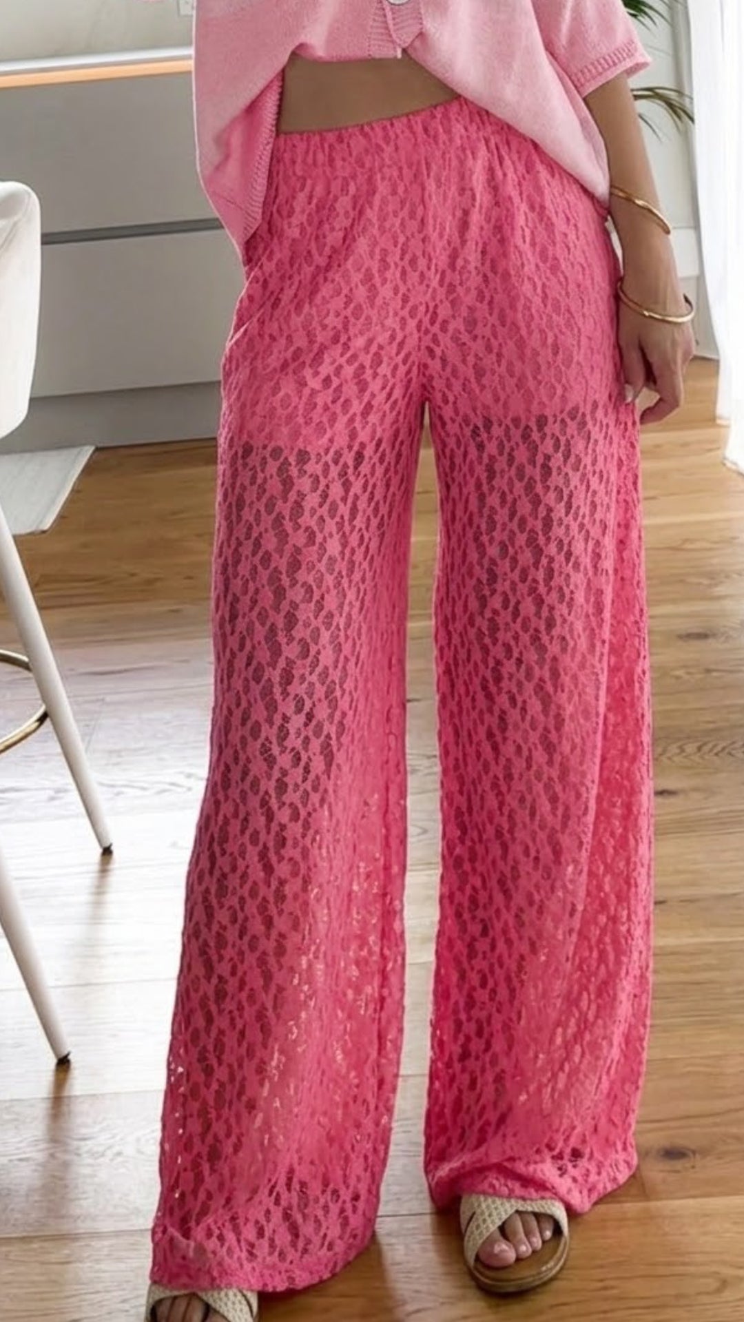 Spitzen Hose " Elegance " / pink Art. 15551