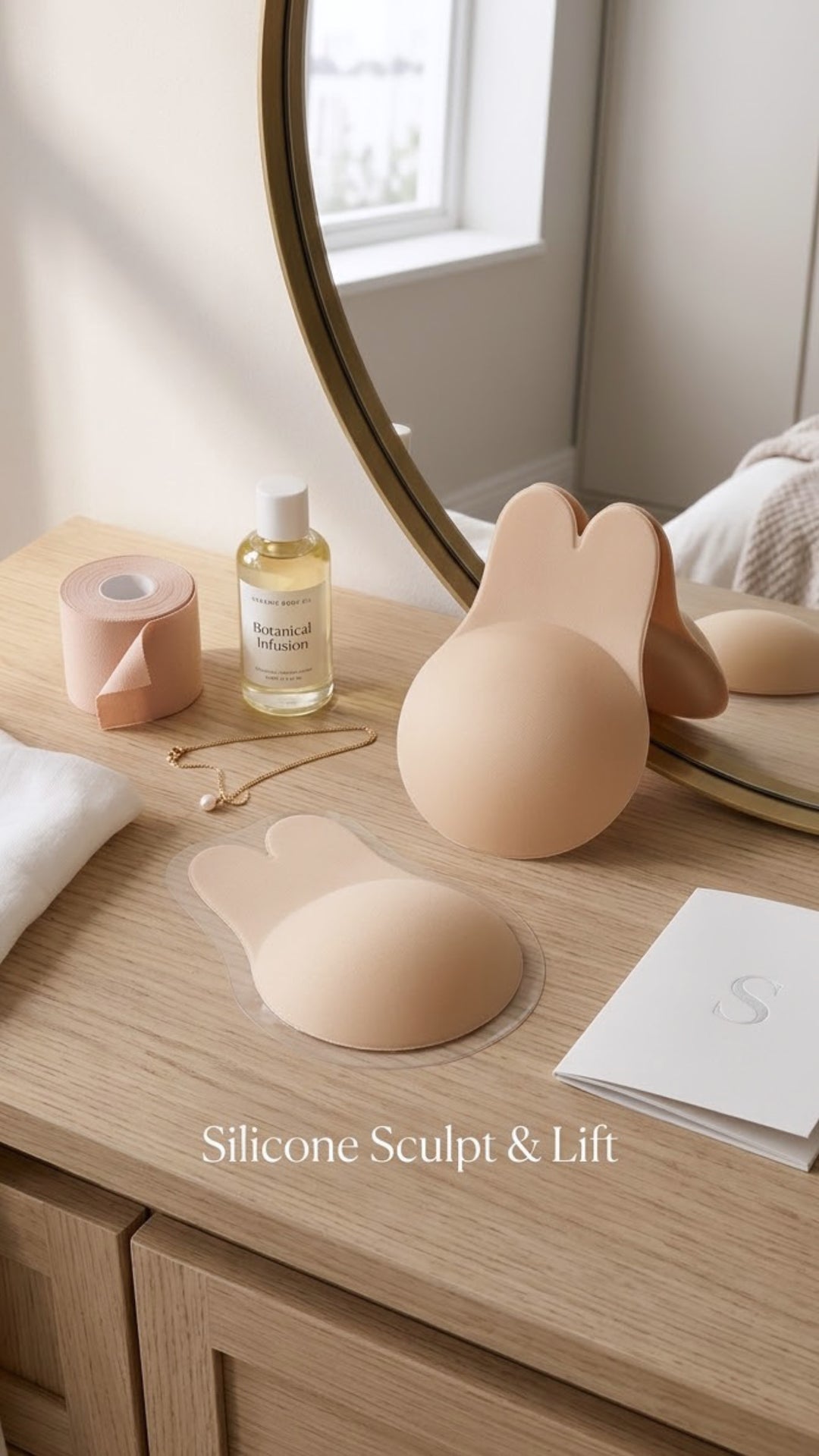 Push Up Klebe Pads / nude Art. 15969