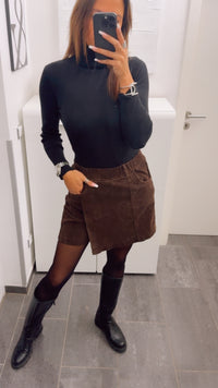 CORD elastischer Hosenrock / dunkel braun Art. 12952