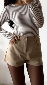 VELOURS Shorts / beige Art. 13179