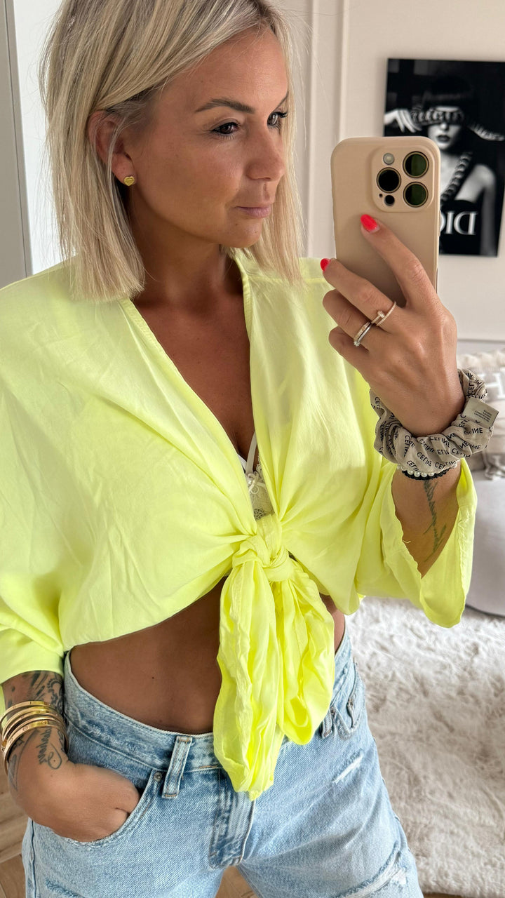 Bolero Oberteil / neon gelb Art. 10380