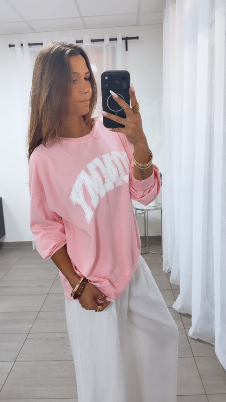 MOMMY Oversize Sweatshirt / zart rosa Art.15091