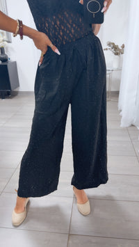 GLITZER Leichte Hose / schwarz Art.15122