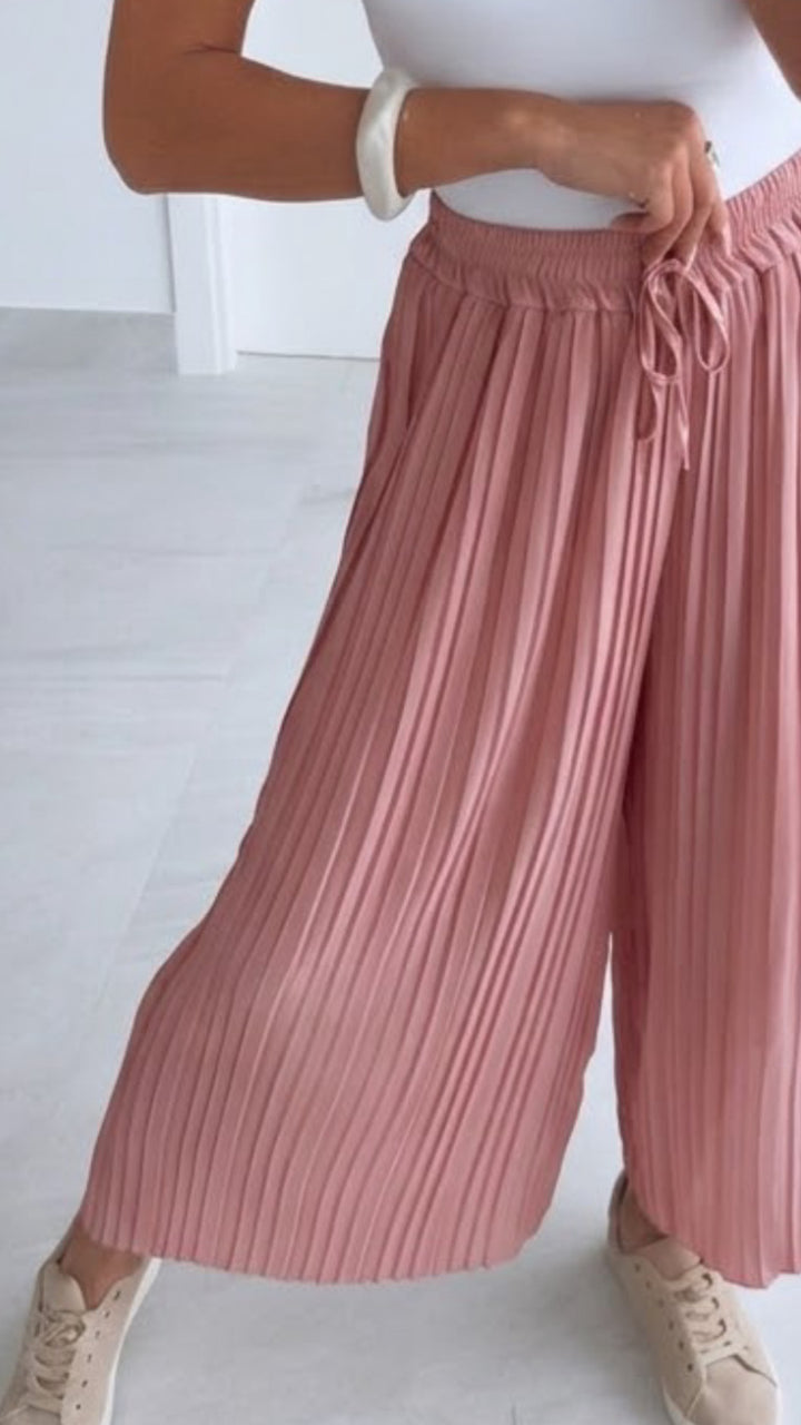 Plissee Hose / nude-rose Art. 13172