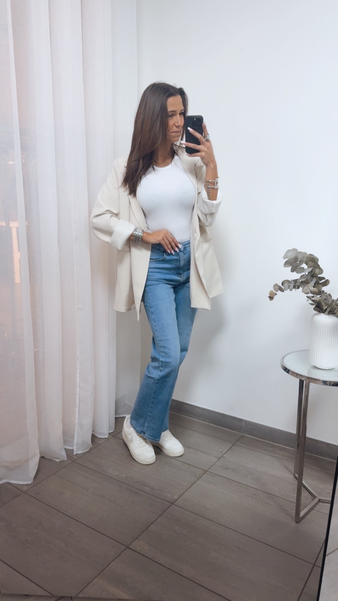 WIDE LEG Jeans Hose " RD2632 " / dunkleres denim blau Art. 13946