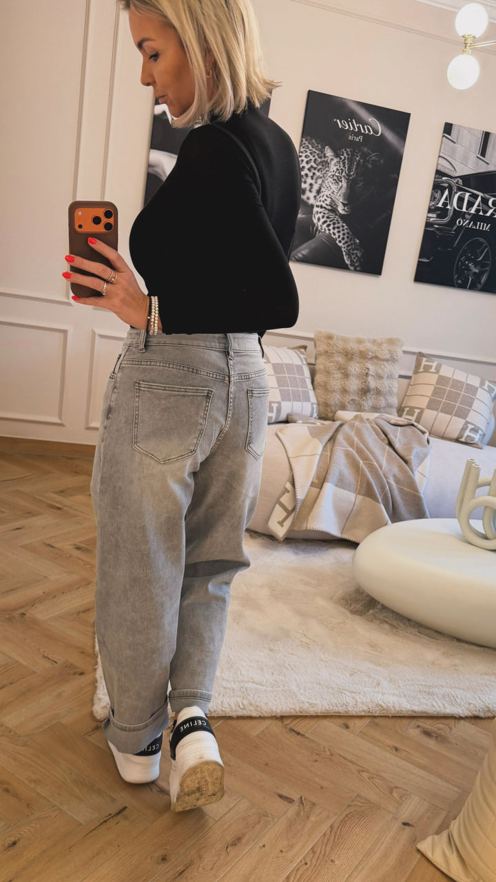 BALLON Jeans Hose " 78356-65 " / hell grau verwaschen Art. 13998