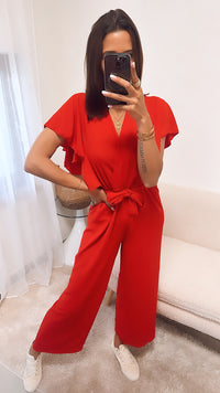 Jumpsuit  / rot Art. 4702