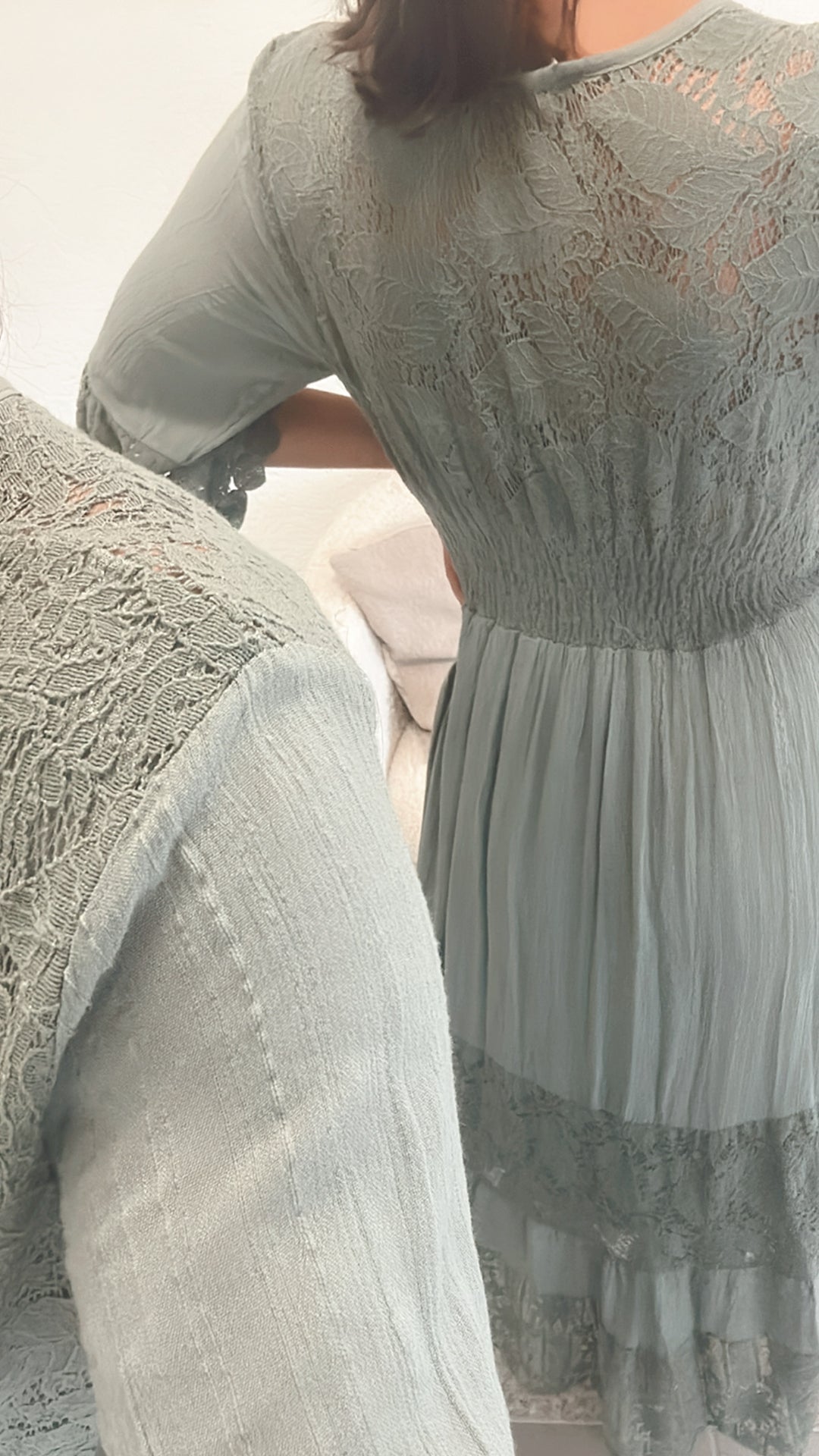 Maxi Boho - Style Kleid / khaki Art. 4774