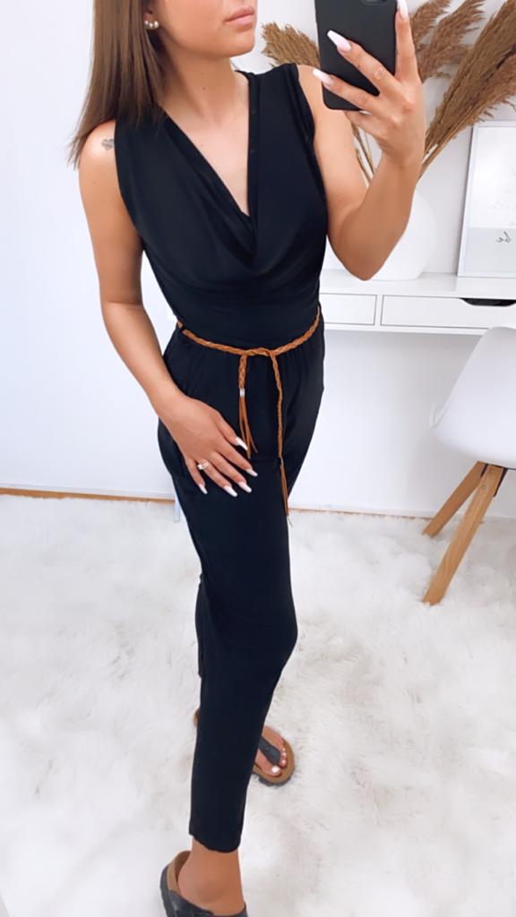 Jumpsuit / Einteiler Katalina / schwarz Art. 0989