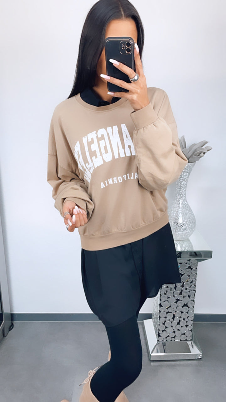 Long Bluse / schwarz Art. 4458